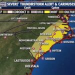 Multiple Severe Thunderstorm Alerts Issued for South Carolina Counties