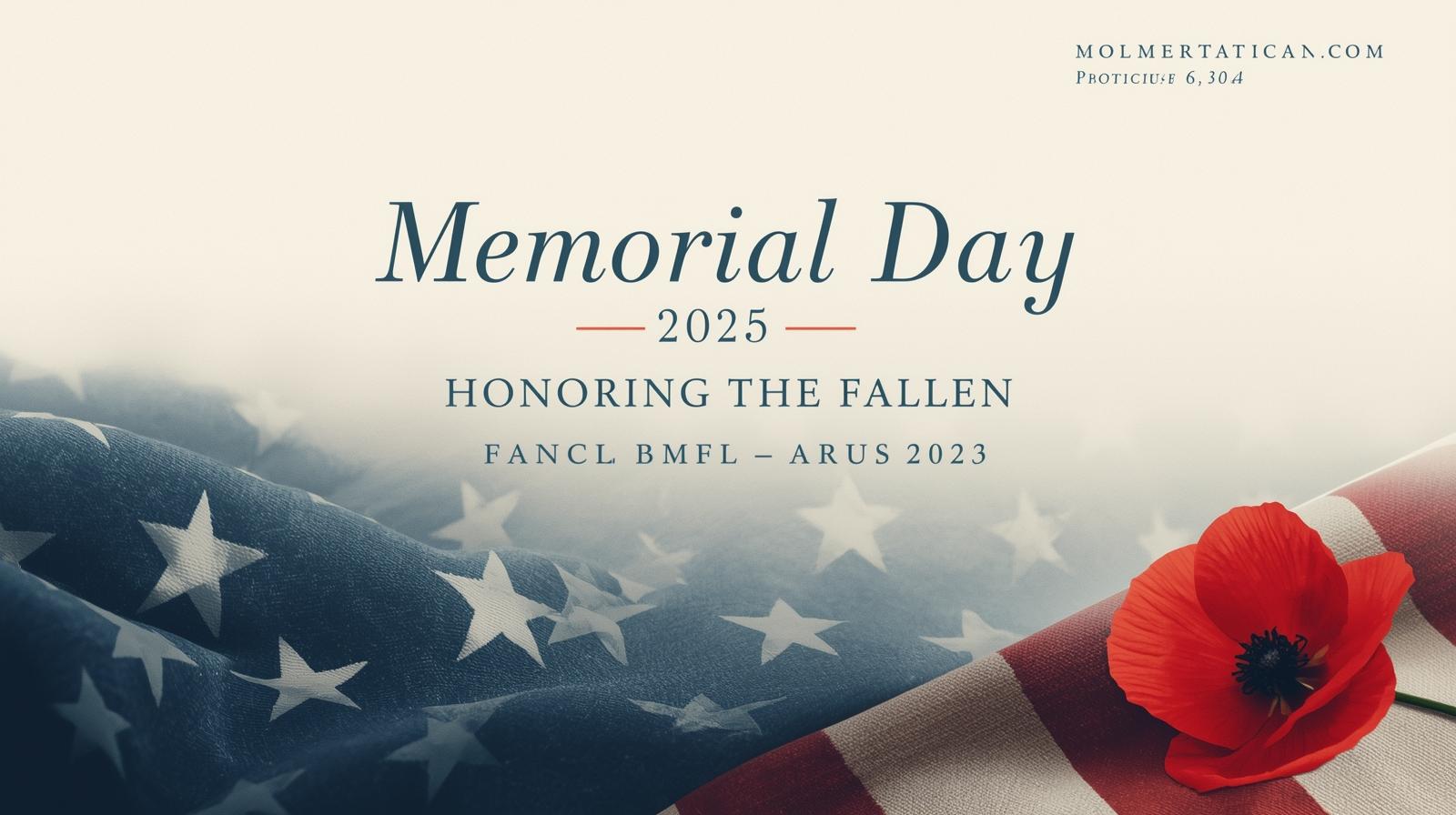 Memorial Day 2025: Honoring the Fallen
