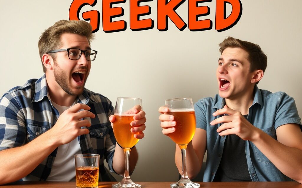 geeked means