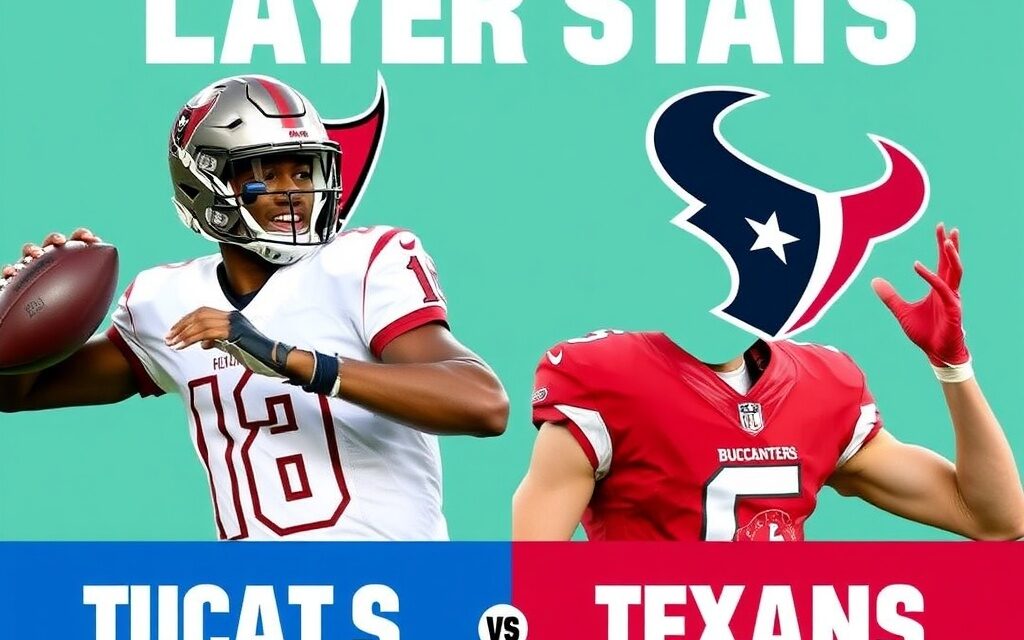 Tampa Bay Buccaneers vs Houston Texans Match Player Stats