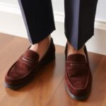 suede loafers