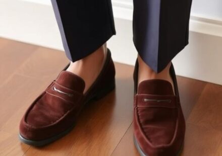 suede loafers